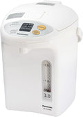 3L Water Boiler Electric Hot Water Dispenser Countertop w/Slow-Drip Mode for Coffee & Tea, 4 Temp Presets, Charcoal‑Purified Stainless, Auto Shut‑Off, Timer & Safety Lock - NC-EG3000
